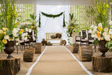 Wedding ceremony hall