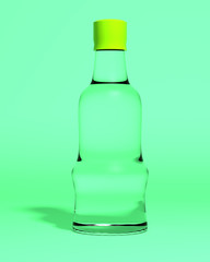 glass bottle