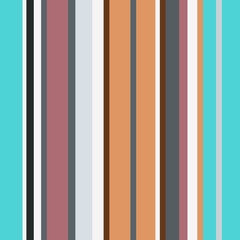 Retro Bright Colorful seamless stripes pattern