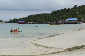 Plage de sable blanc