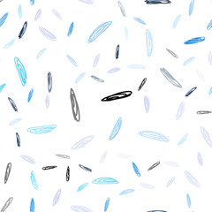 Dark BLUE vector seamless background with bubbles.