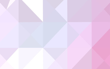 Light Pink vector polygonal background.