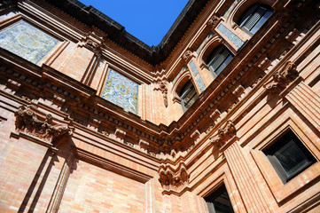 Edificio Coliseo), antiguo teatro hoy reconvertido en edificio de oficinas, Avenida de la  Constitución en Sevilla, Andalucía, España