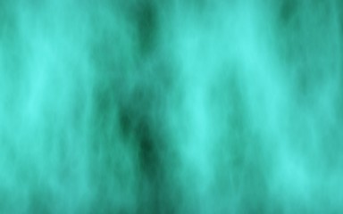 Background of abstract green color smoke. The wall of green fog. 3D illustration