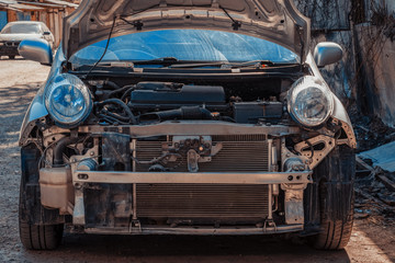 Preventive inspection and repair of the front of the car.