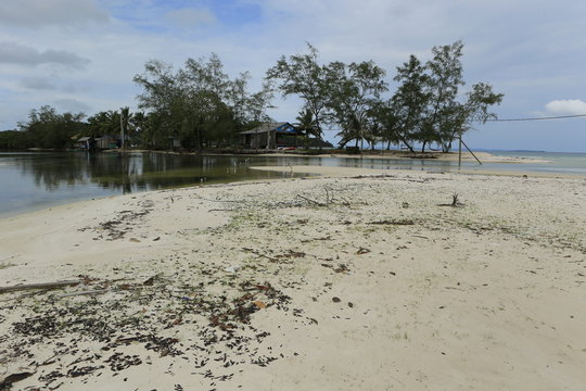 plage paradisiaque de sable blanc