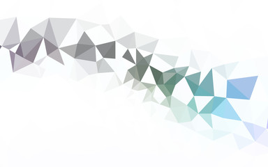 Dark Multicolor vector shining triangular layout.