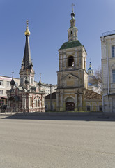 Orthodox churches in Smolensk, Russia.