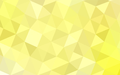 Light Yellow vector blurry triangle template.