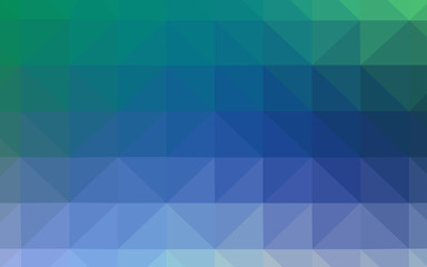 Light Blue, Green vector abstract mosaic backdrop.
