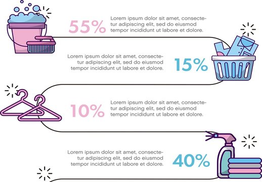 Laundry Infographic Layout