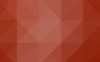Fototapeta premium Light Orange vector triangle mosaic cover.
