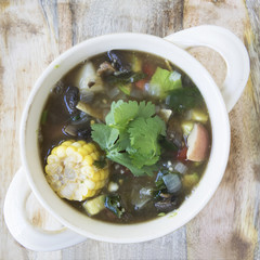 Flat Lay Tortilla Soup 05