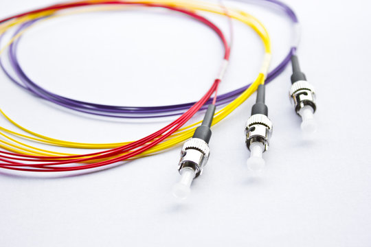 Glasfaser Patch-Kabel mit ST-Stecker