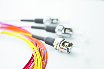 Glasfaser Patch-Kabel mit ST-Stecker