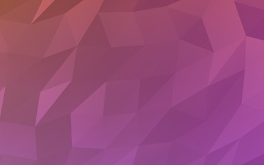 Fototapeta premium Abstract triangle geometrical pink background. Geometric origami style with gradient. 3D illustration