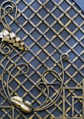 Modern forged decorative gates