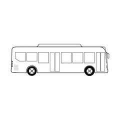 Bus icon vector illustration.