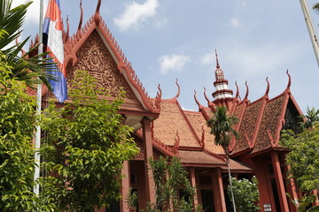 Palais Royal de Phnom Penh au Cambodge