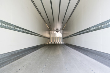 cargo area of a refrigerated semitrailer