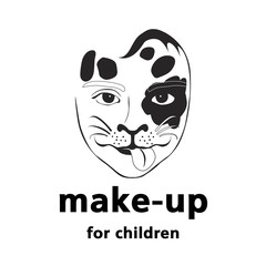 vector logo for children s make-up artist