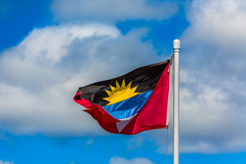 Flag of Antigua Horizontal