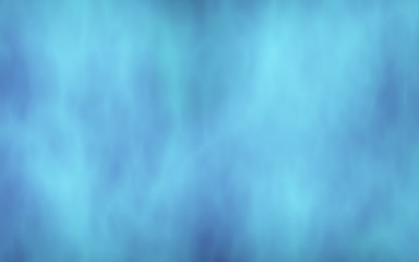 Background of abstract blue color smoke. The wall of blue fog. 3D illustration