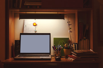 Working Table Full of Literature