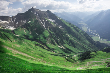 Obraz premium Wandern in den Bergen in Tirol