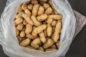 Rustic peanut bag