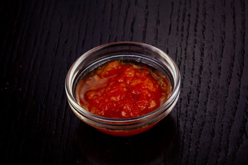 Spicy adjika sauce