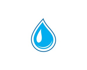 water drop Logo Template