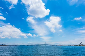 Cercles muraux Porte Port de Yokohama Port de Yokohama