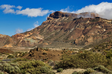 Fototapeta na wymiar Landscape of El Teide National Park