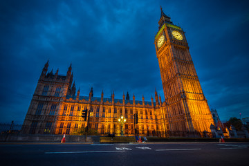 Fototapeta na wymiar Big Ben and the Palace of Westminster 