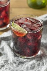 Alcoholic Red Wine and Cola Cocktail