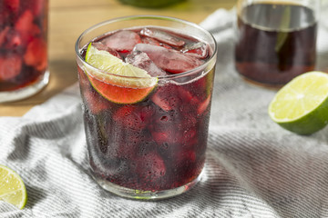 Alcoholic Red Wine and Cola Cocktail