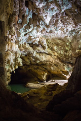 Inside the cave