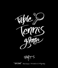 스포츠 포스터 / 손으로 그린 스포츠 그림