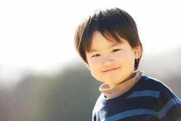 笑顔の男の子