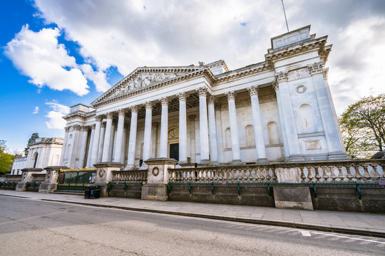 Fitzwilliam Museum located on Trumpington Street in Cambridge,UK