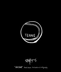 스포츠 포스터 / 손으로 그린 스포츠 그림