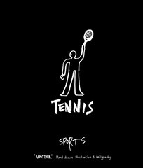 스포츠 포스터 / 손으로 그린 스포츠 그림