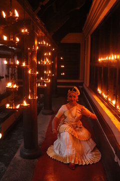 mohiniyattam or dance of the enchantress is the classical dance form of kerala,distinct for the graceful body movements