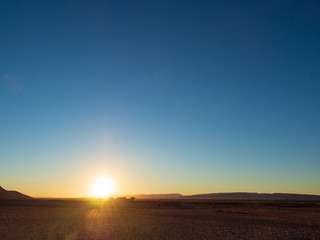 Sunset In The Desert
