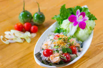 Spicy Silver noodle Salad