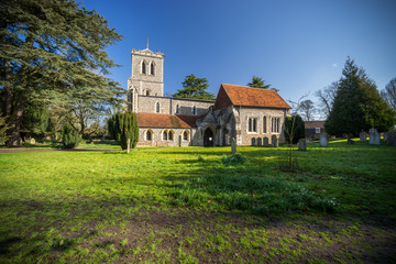Fototapeta premium St Michael's Church in St Albans,Hertfordshire, England