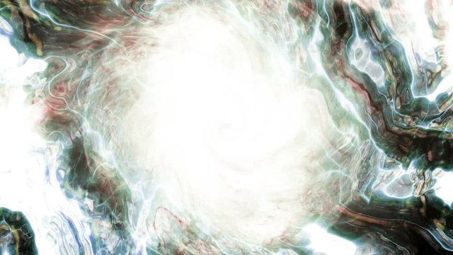Fancy and bright white hole
