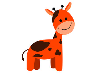 Cute giraffe for kid illustration vector