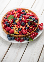 Simple Tart with Lots of Berries